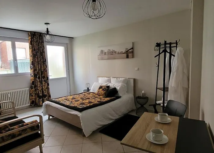 Amiens Studio Cocooning Et Tranquille Dans Un Jardinet A L\'Arriere D\'Une Copropriete 2Mm De La Gare